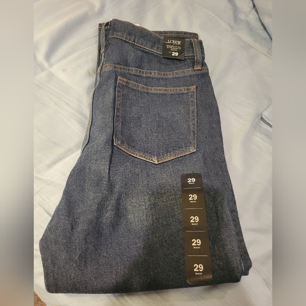 J. Crew Factory Essential Straight Jeans